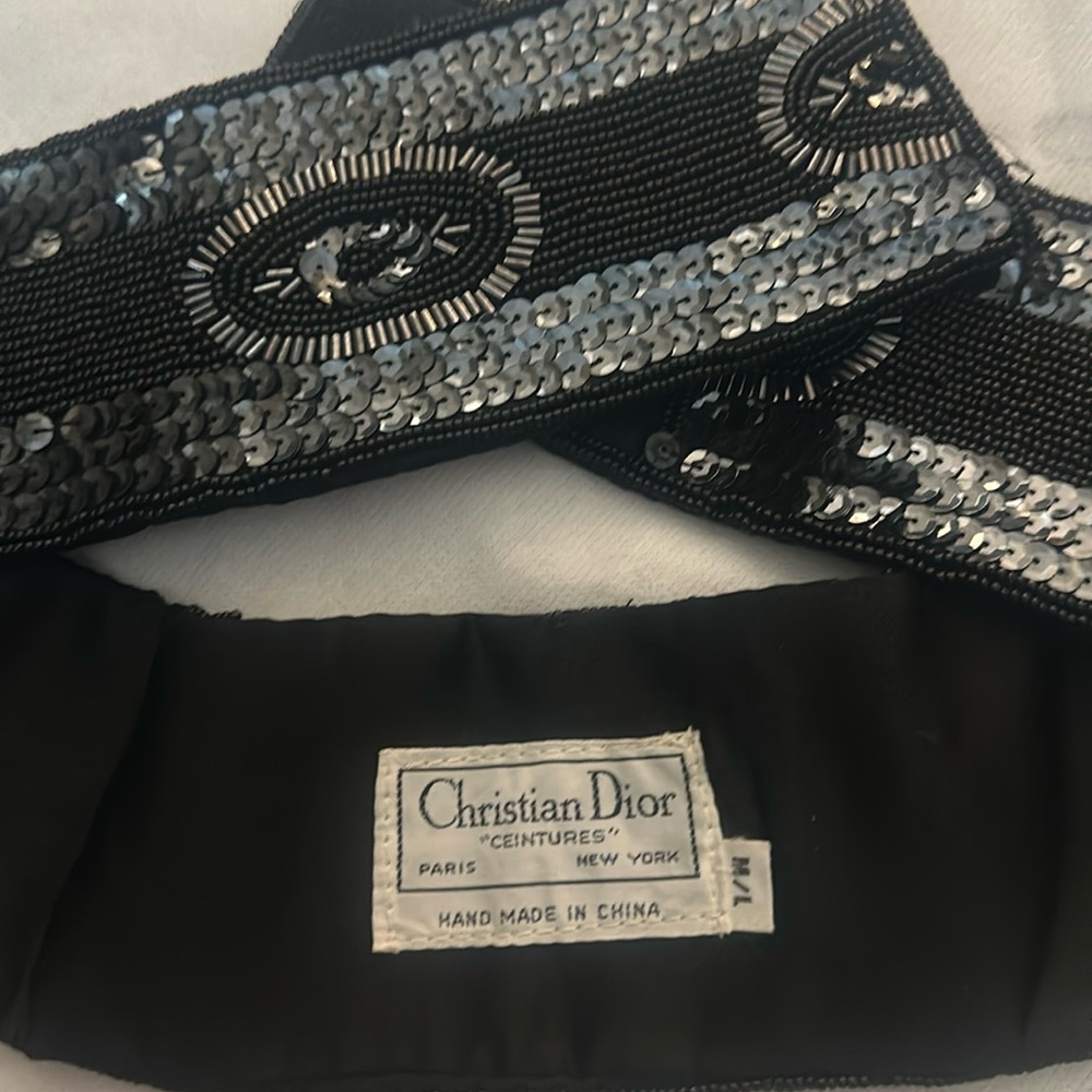 Auth Christian Dior  🎉Most  Gorgeous Vintage Belt  M/L🌺 New Not ever worn